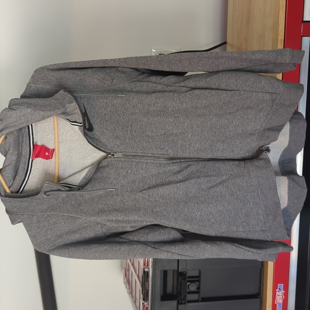 Grey Nike Cowl neck Hoodie